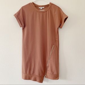 Favlux shirt dress with zipper